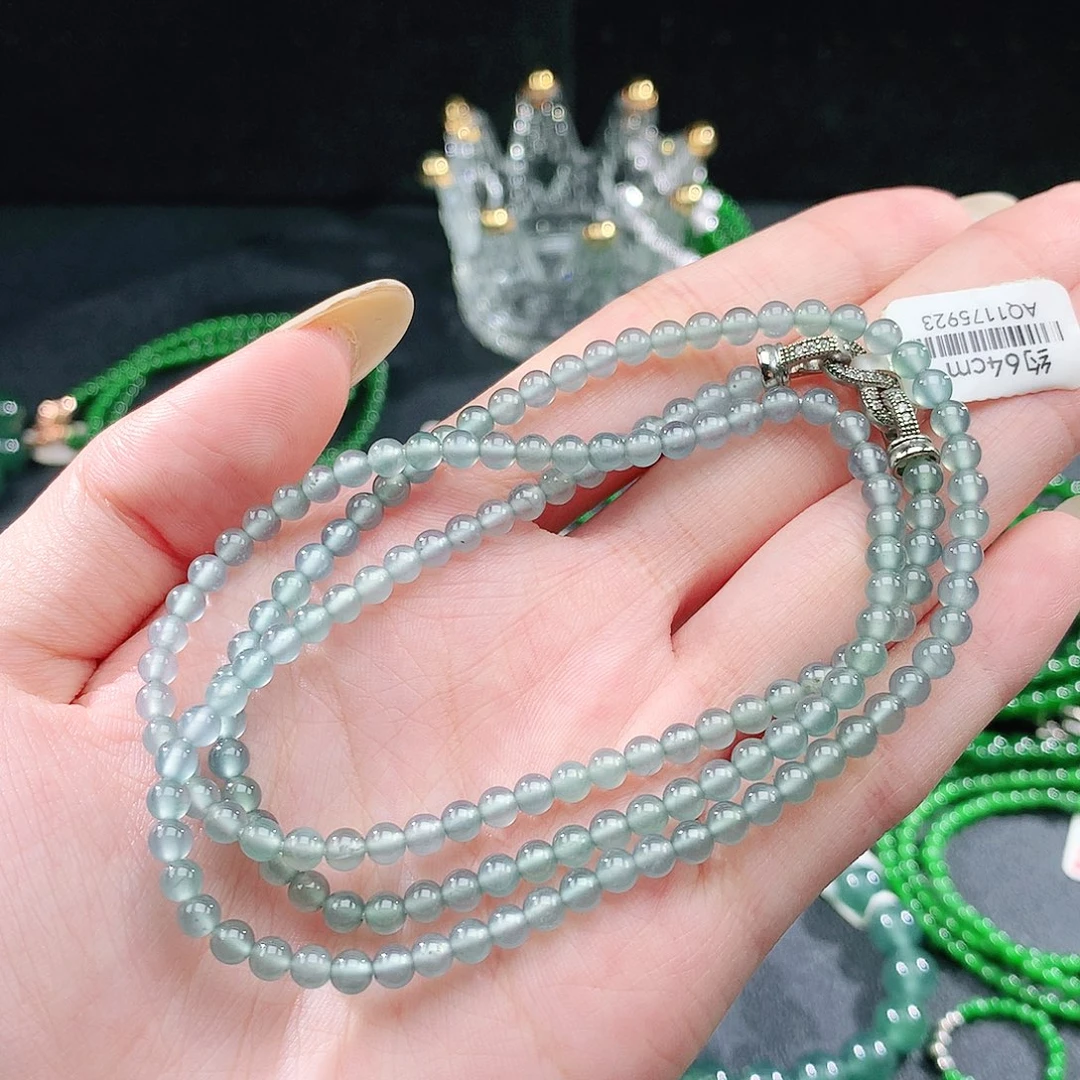 翡翠未镶嵌手链项链
