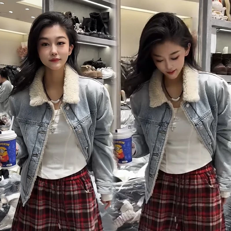 2025秋冬新款时尚显瘦气质网红高档洋气女高级百搭宽松大码外套潮