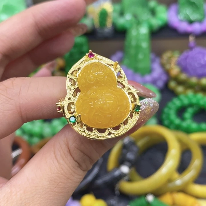 翡翠戒指未镶嵌戒指25