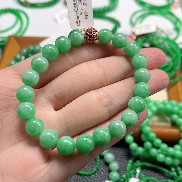 翡翠未镶嵌手链翡翠