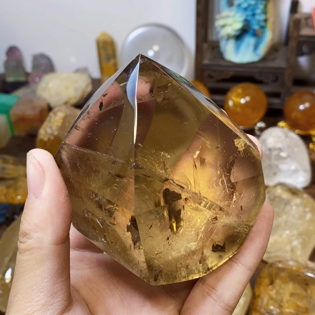 水晶未镶嵌珠宝半成品