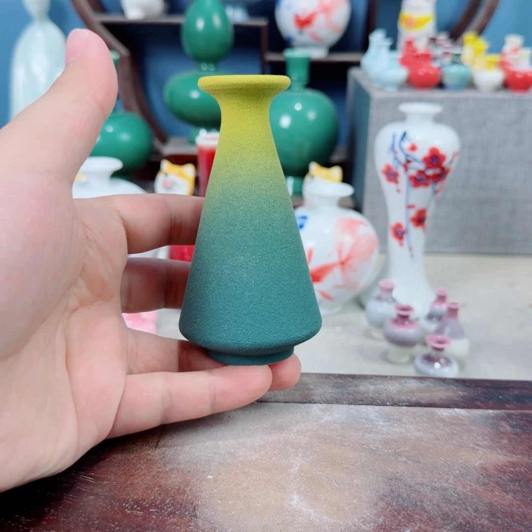 陶瓷手工小花器摆件