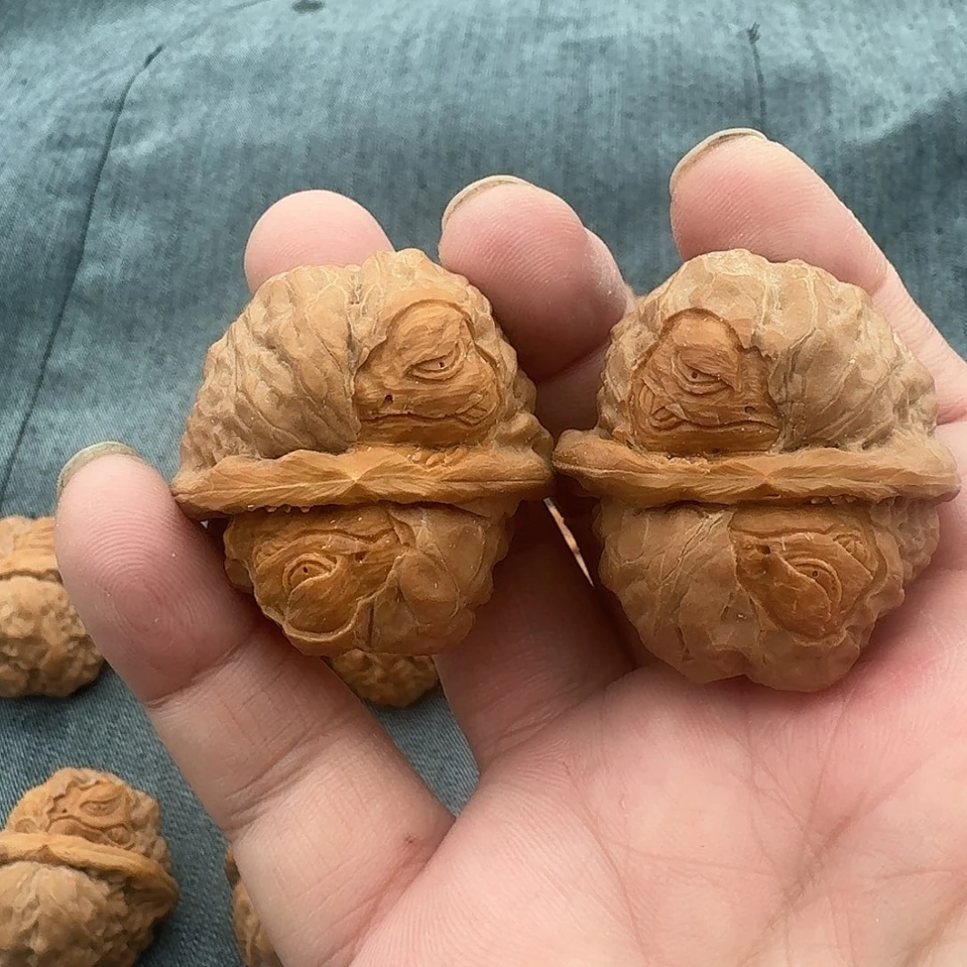 把件文玩核桃太极破壳重生