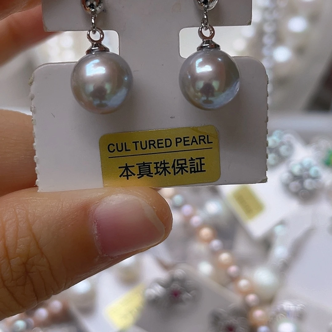 未镶嵌吊坠或者耳钉淡水珍珠