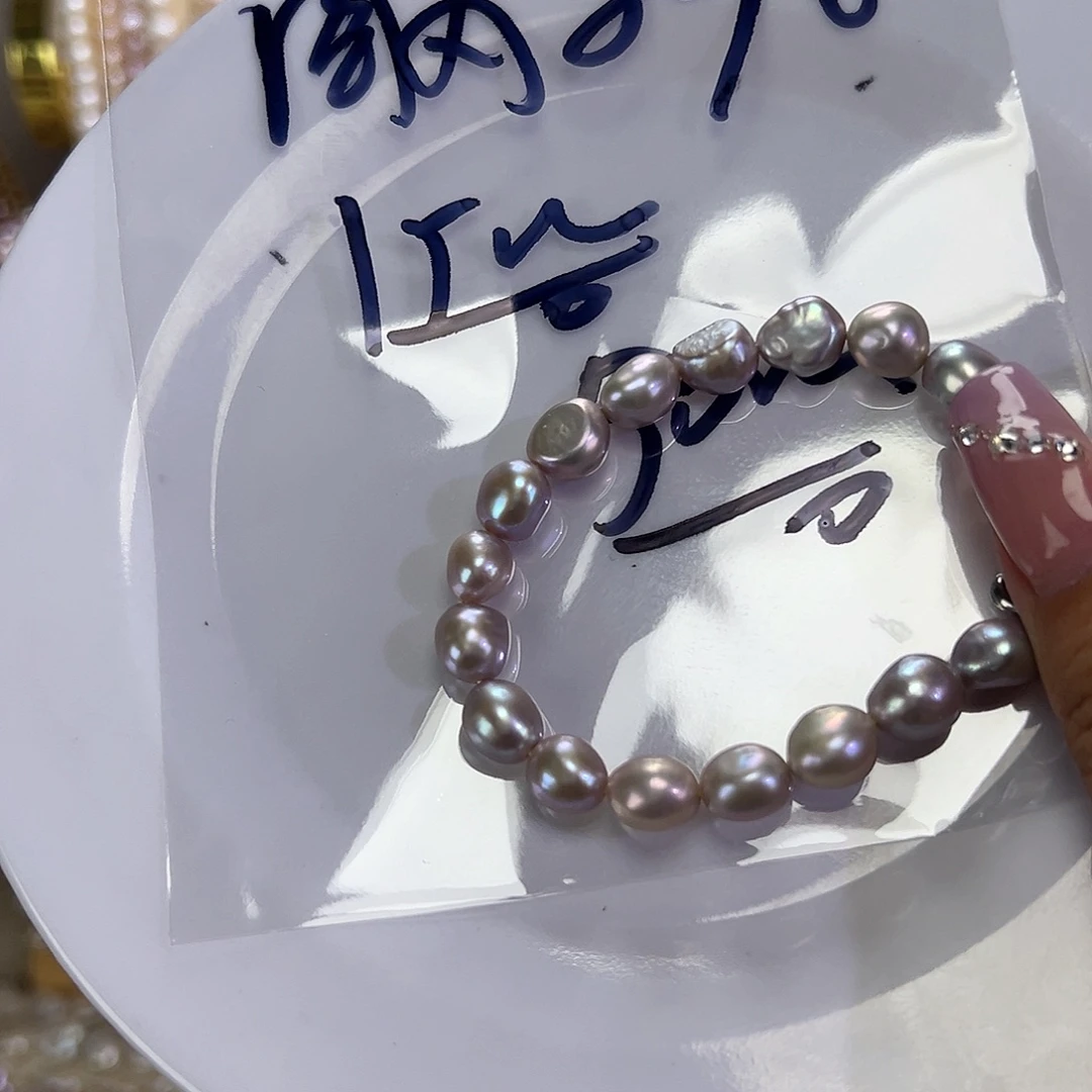 钛钢手绳淡水珍珠