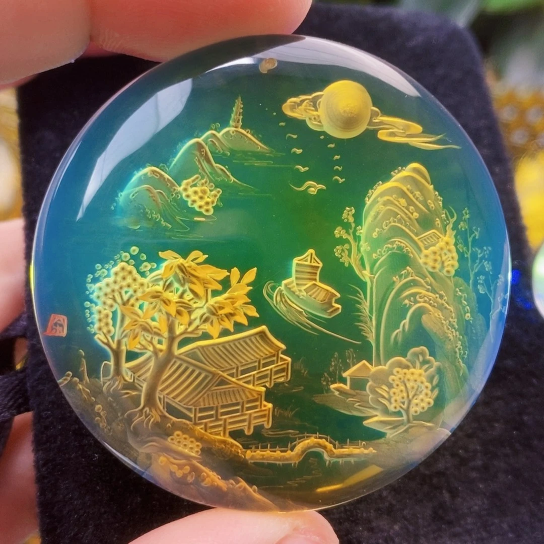 【闪购商品】蓝珀吊坠(不含链)未镶嵌
