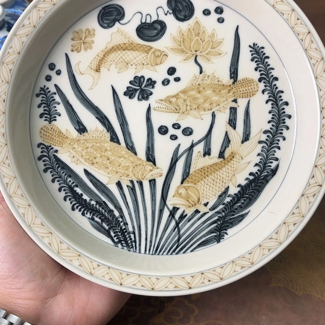 陶瓷盖碗景德镇手绘茶器