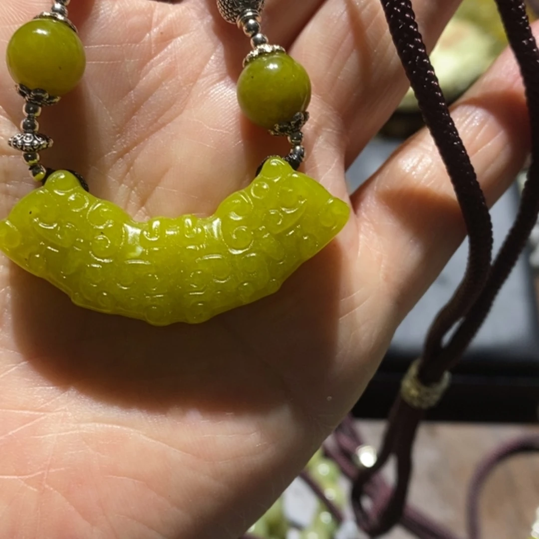 【闪购商品】岫玉毛衣链未镶嵌