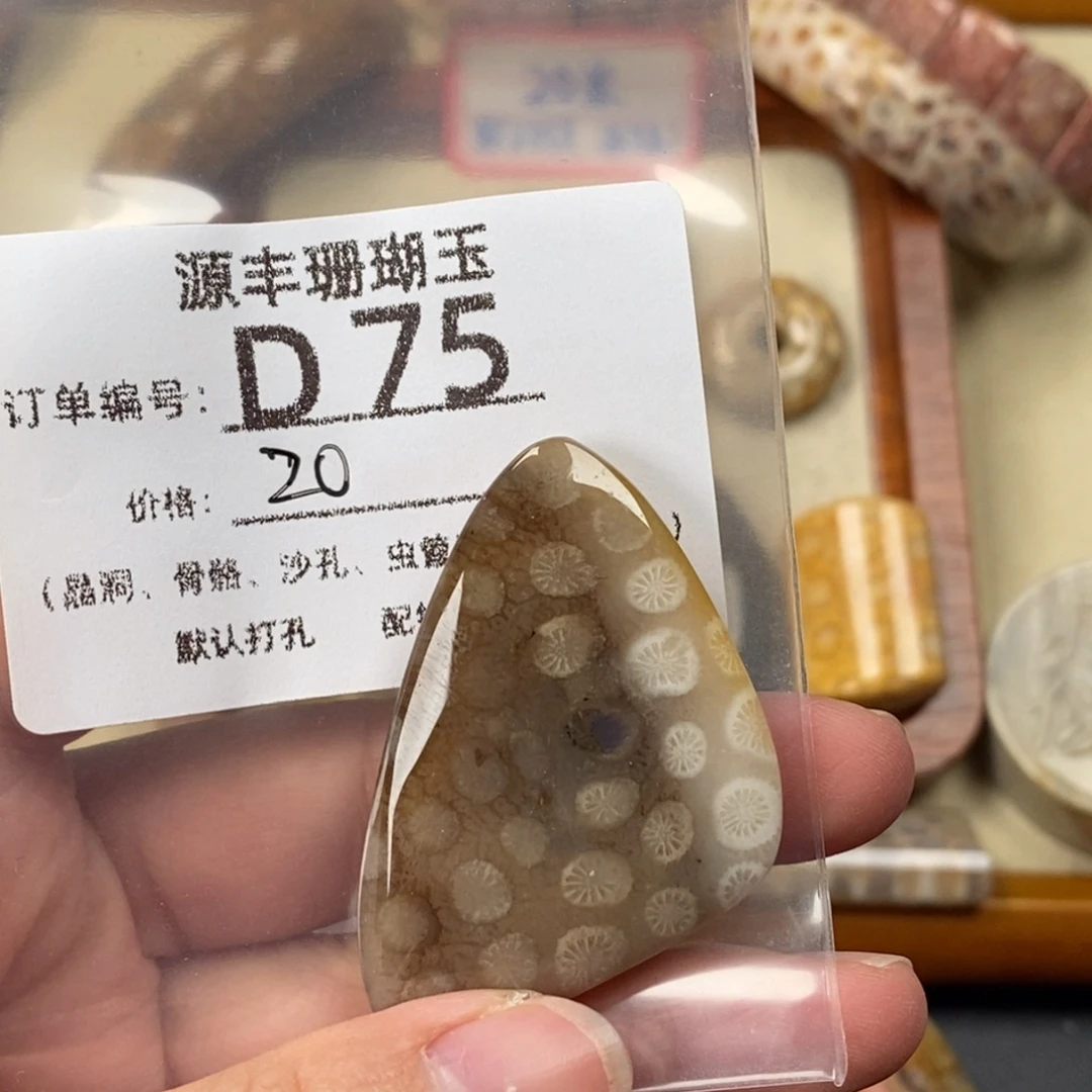 煒***w硅化玉未镶嵌颈饰