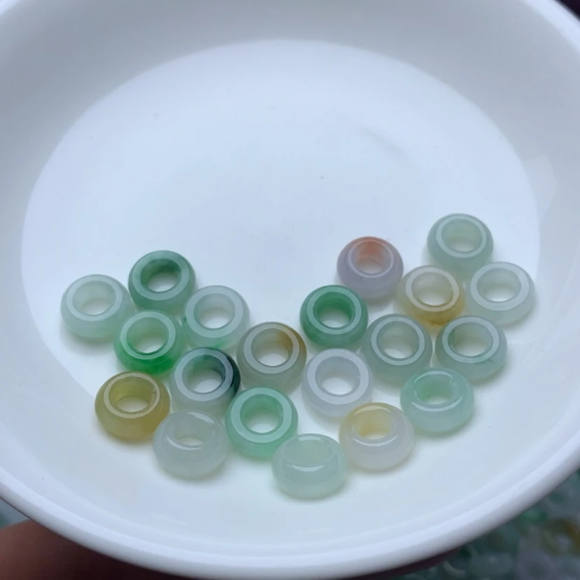 【闪购商品】散珠翡翠卡9冰玉环20个