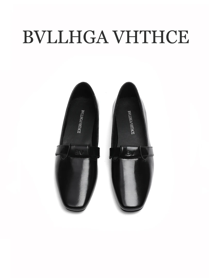 BV【芯片】法式穆勒鞋轻奢高定凉鞋皮鞋时尚百搭轻熟手工鞋 006