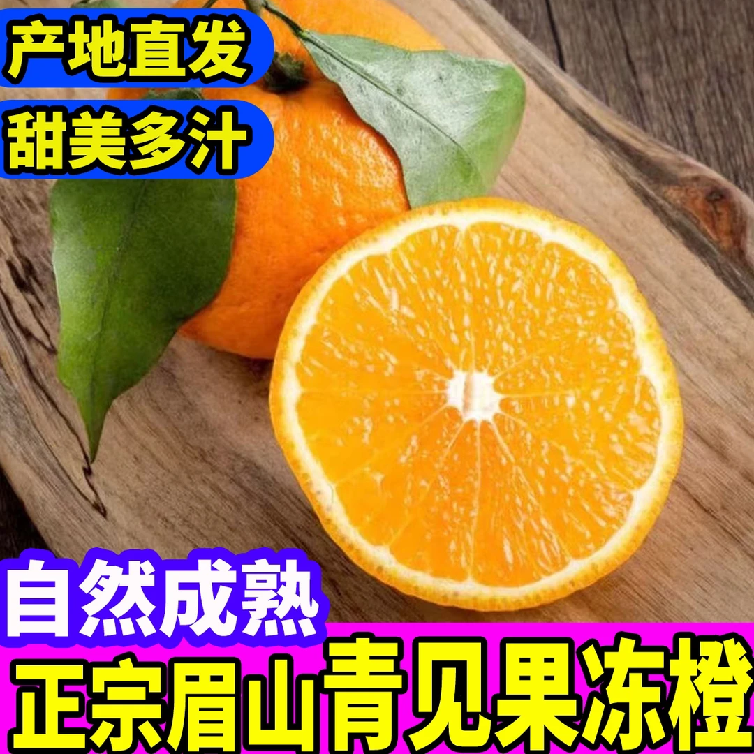 i【精品套袋果】新鲜四川青见果冻橙现采现发柑橘应季鲜甜