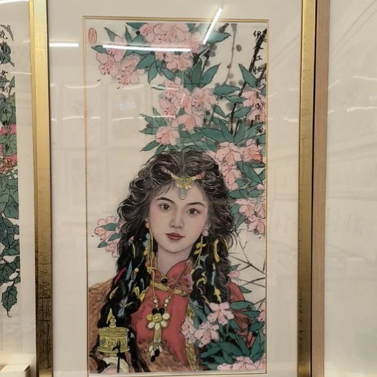 国画2平尺人物画作精品