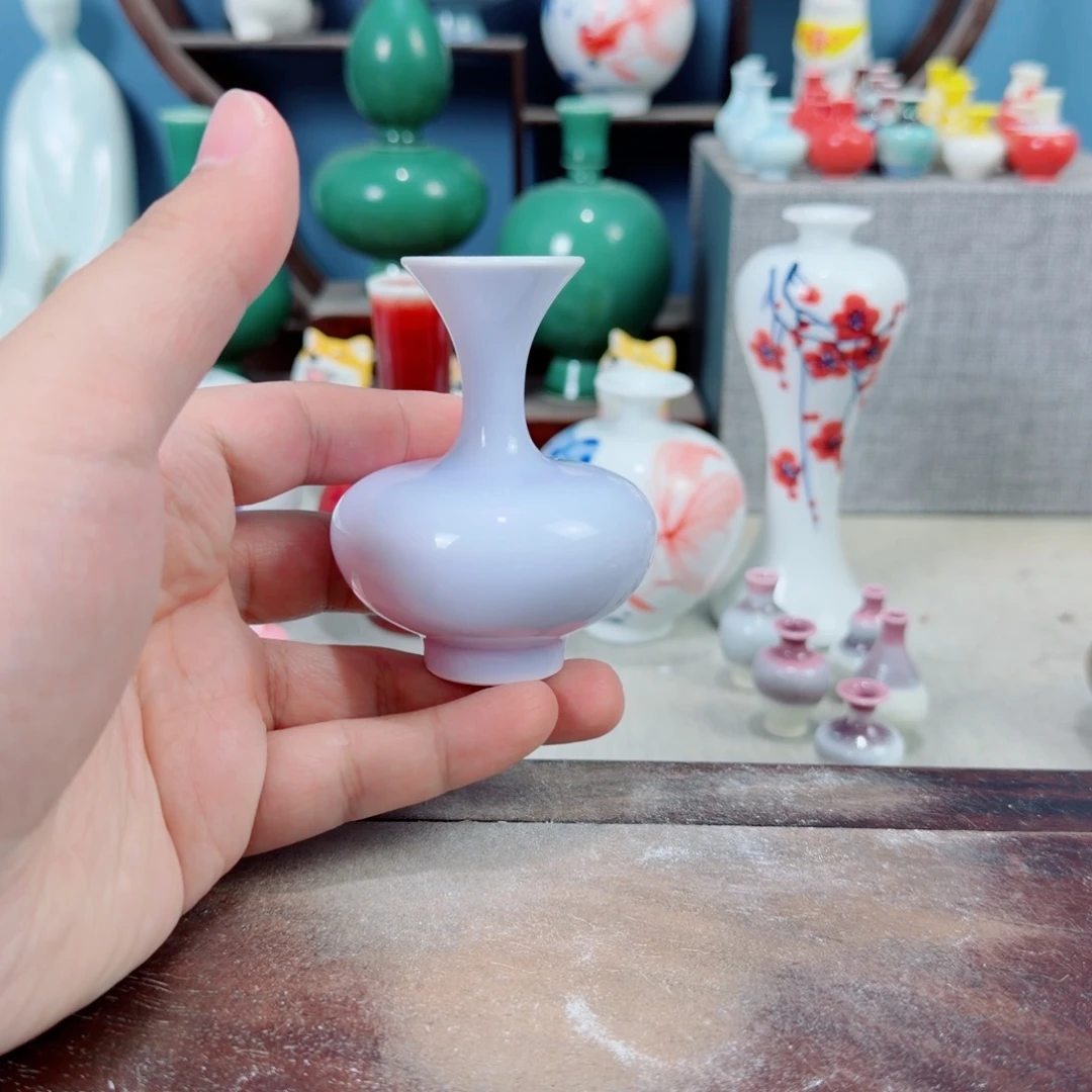 陶瓷手工小花器摆件