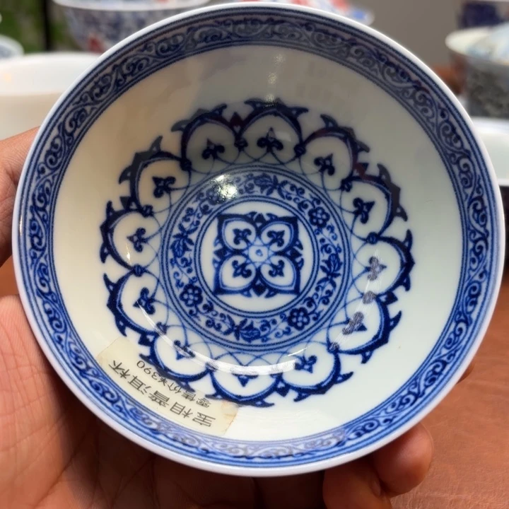 盖碗普洱杯宝象景德镇发货