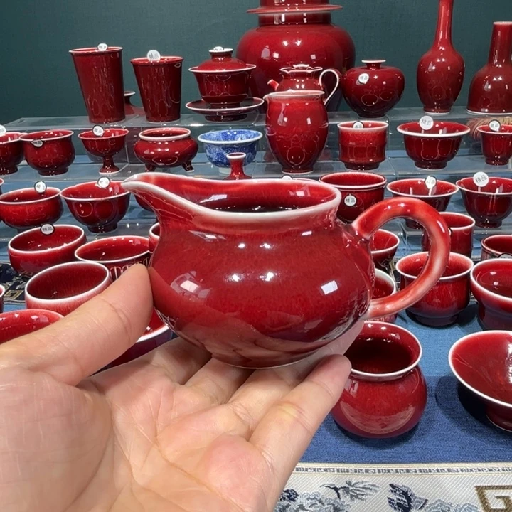 薰***草景德镇浅行窑公道杯