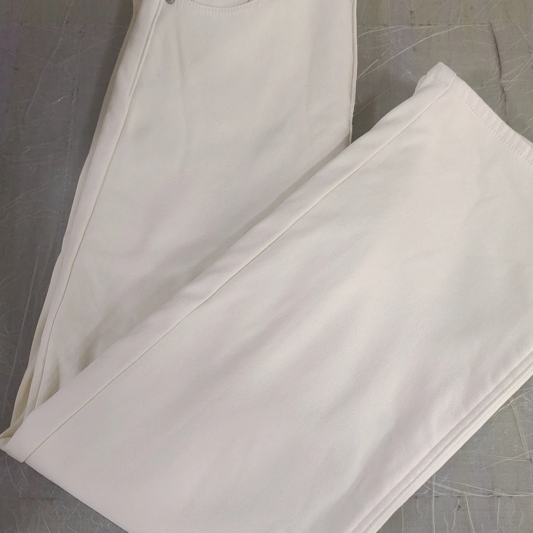 606（612）单扣女款加厚加绒直筒裤