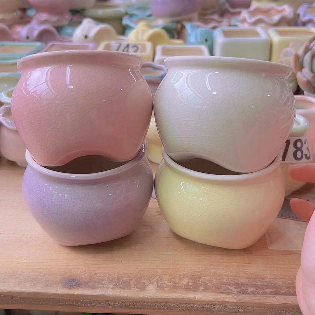 陶瓷花盆单场凑满12包邮