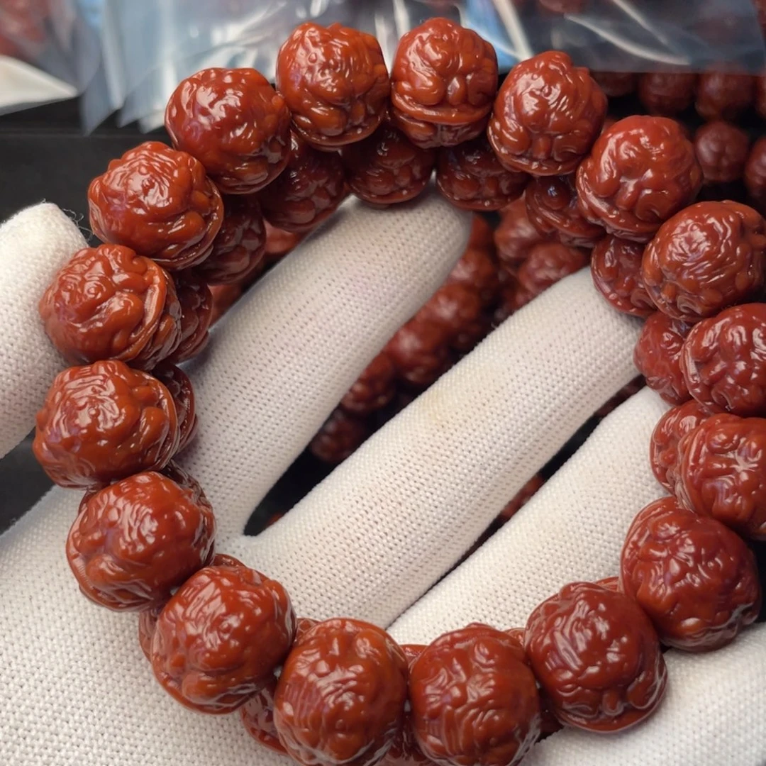 旅***行猴头核桃手串蟾王