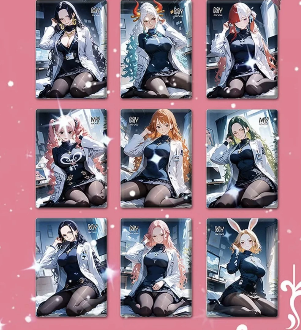 【新人浮浮]韵卡海贼王动漫滴胶收藏卡牌