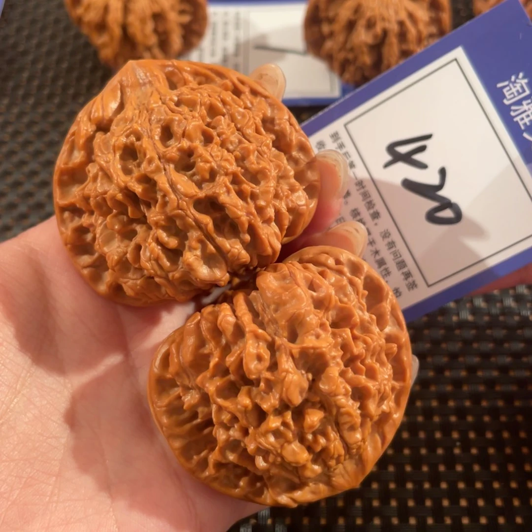 文玩核桃把件420号51尺官帽