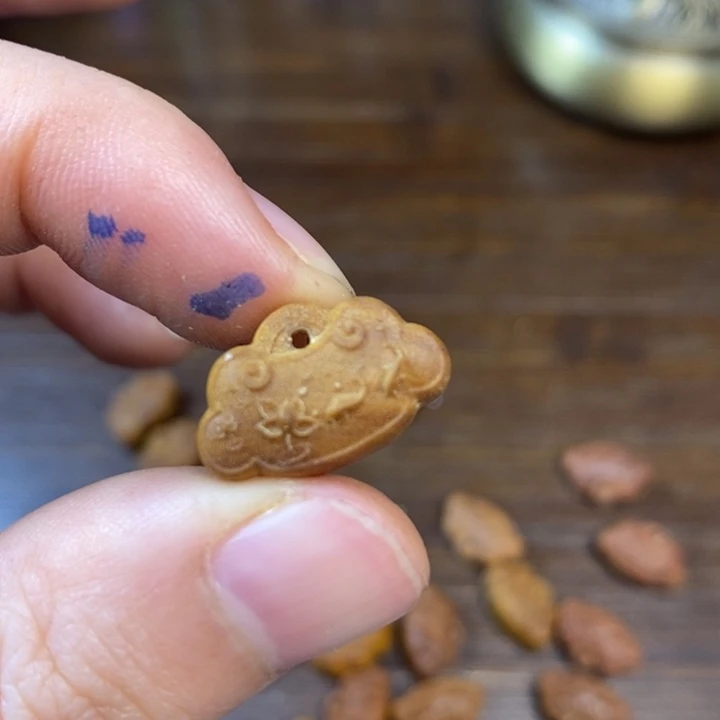 檀香木手串/手链连年有余平安锁