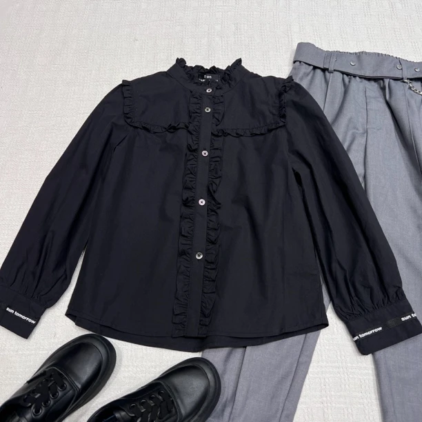 20565高端童装时尚百搭秋冬新品时尚衬衫小衫C14-2-2