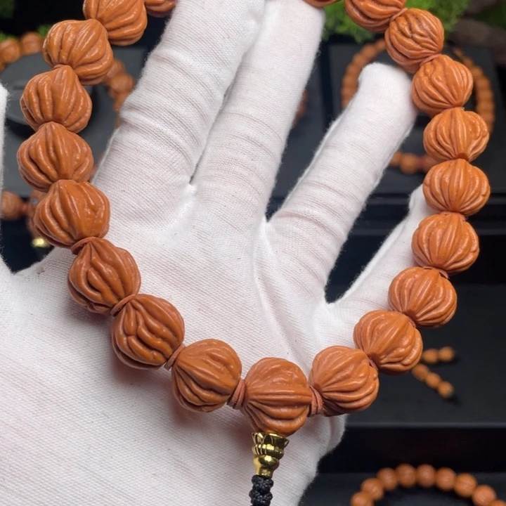 木质类精品桃核手持