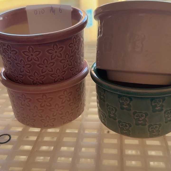 陶瓷花盆，陶瓷产品4个