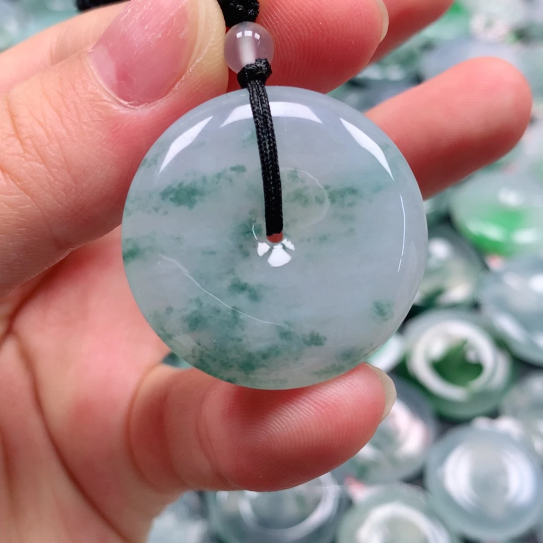 颈饰未镶嵌翡翠天然翡翠