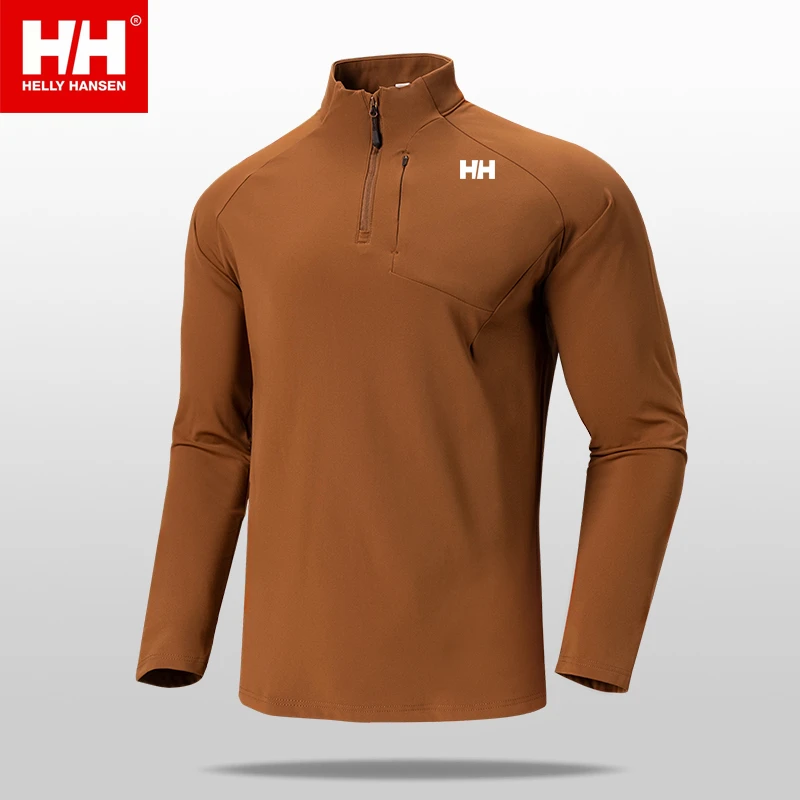 海丽汉森HELLHANSEN加绒保暖长袖男亲肤拉链卫衣长袖时尚百搭4624