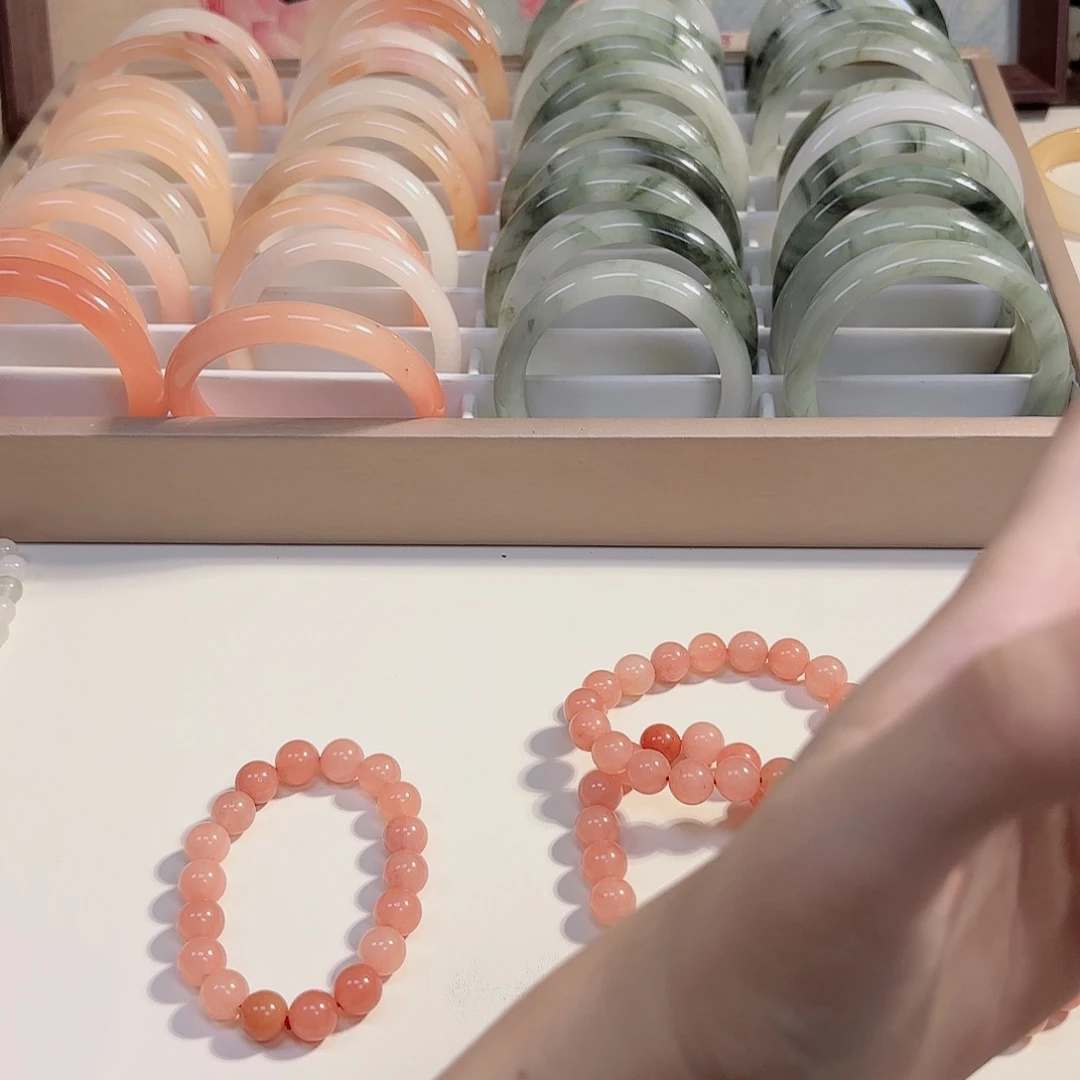 白***✿石英质玉手镯未镶嵌