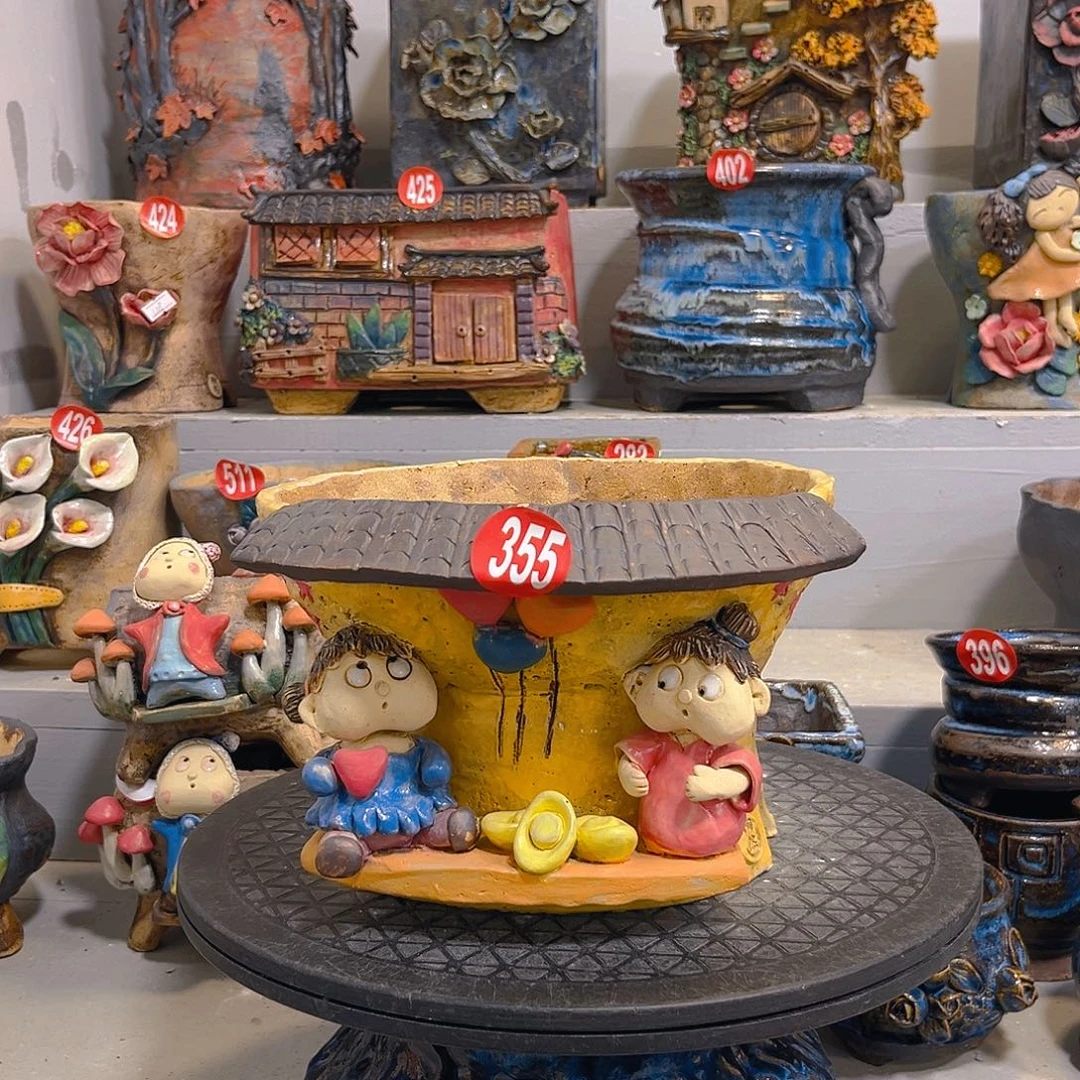 微瑕355 号陶然花器厂家直销