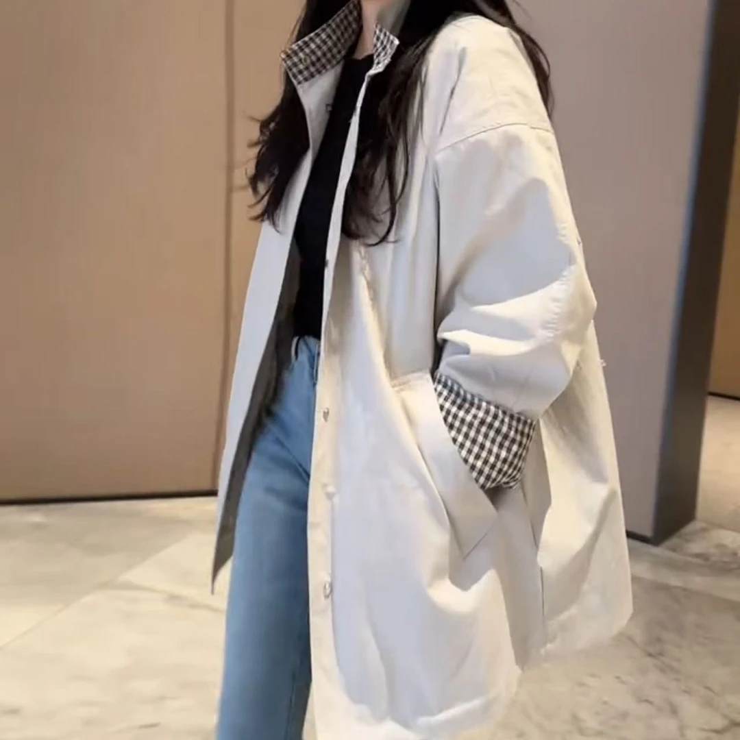 2025春夏新款时尚显瘦气质女士网红洋气外套百搭款D7848