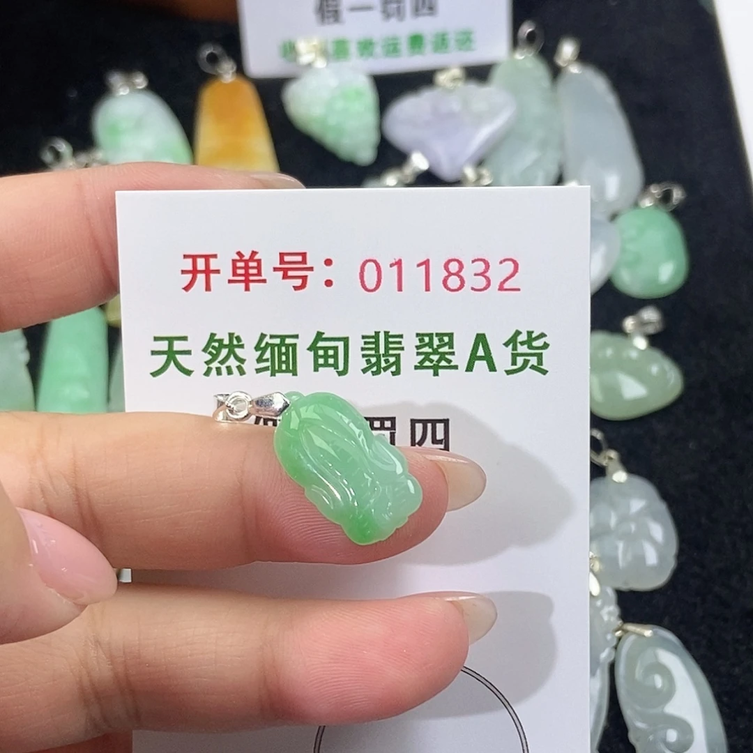 星***洛翡翠未镶嵌颈饰天然