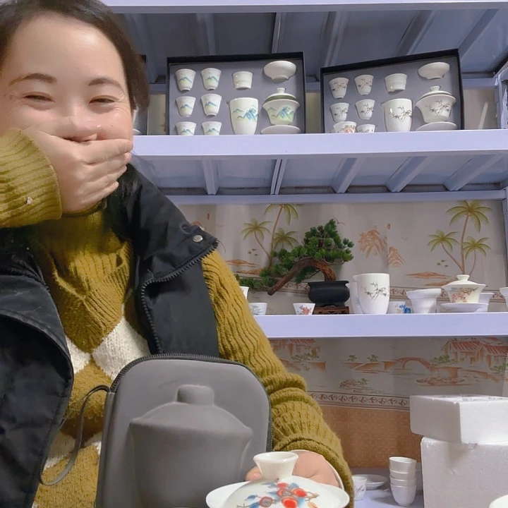 杯事事如意盖碗套装