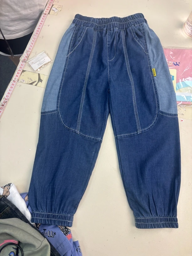 男童春夏牛仔长裤2025新款潮流百搭