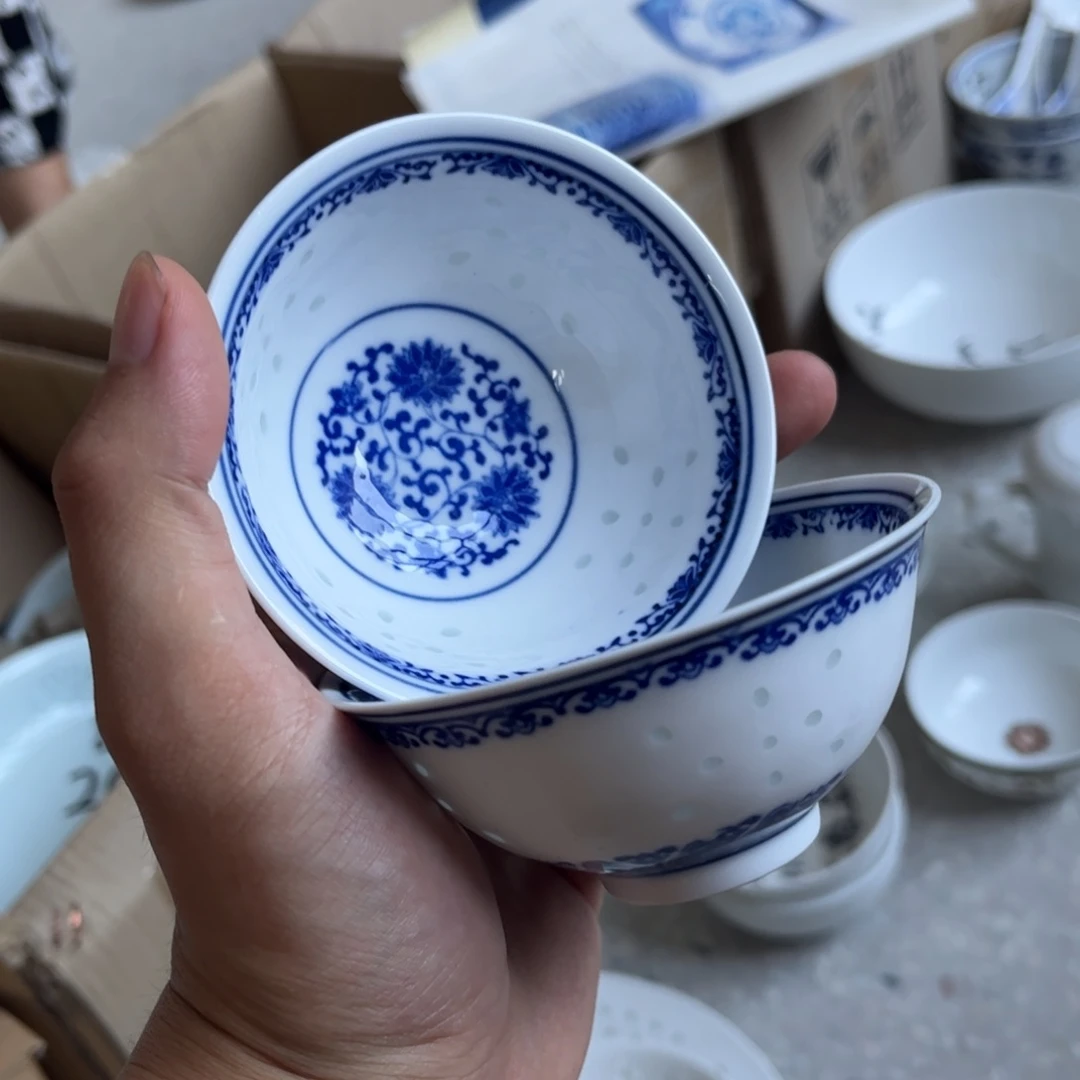 碗景德镇高温细白瓷餐具