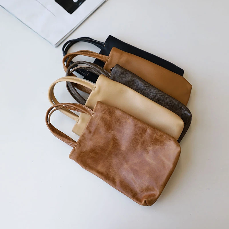 福利牛皮小包真皮小方包单肩斜挎手机包日常百搭