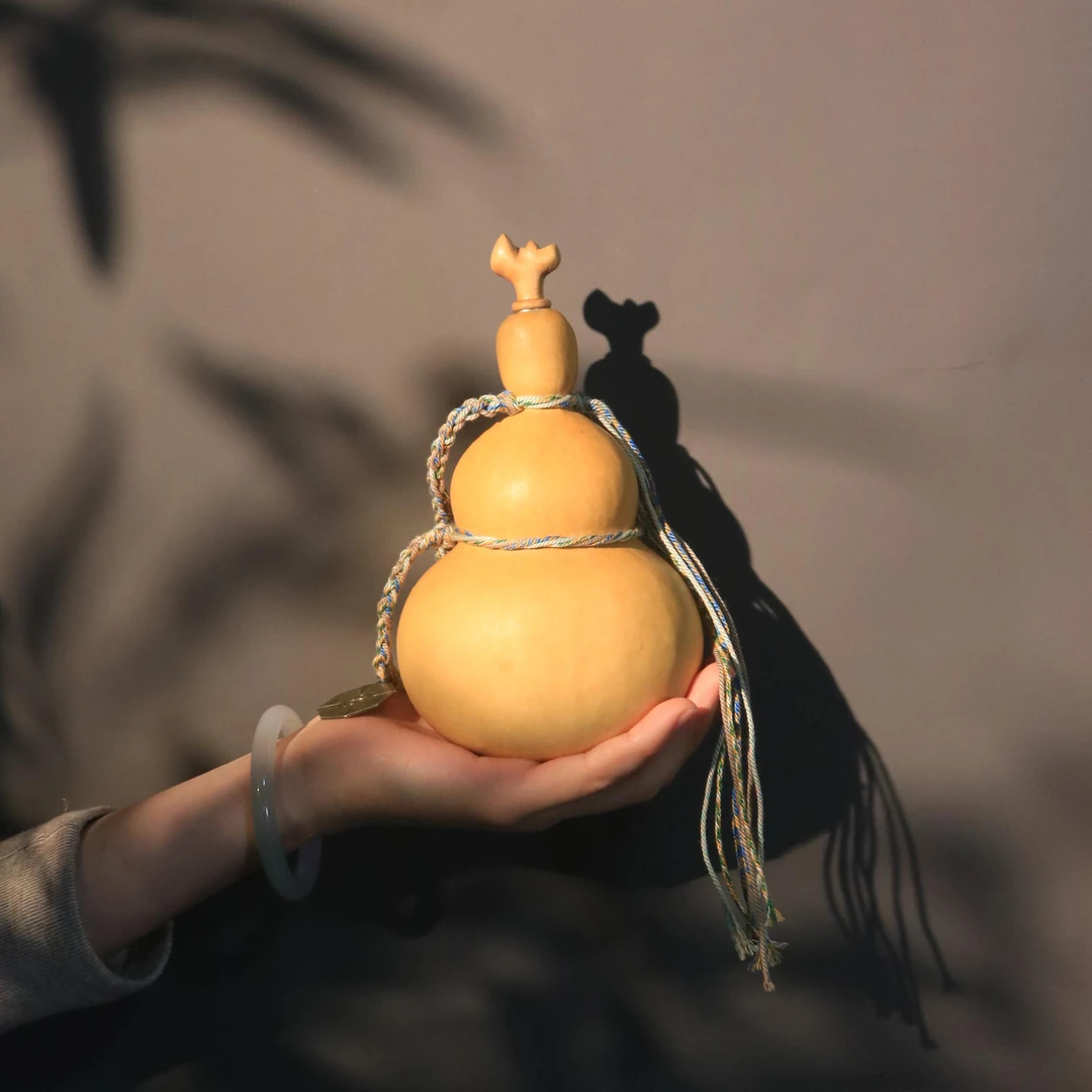 【~为歡~】精品天然热水酒葫芦容量300ml左右~- 一物一拍