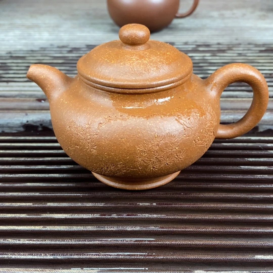 茶壶紫砂宜兴原矿紫砂壶全手工掇只250c