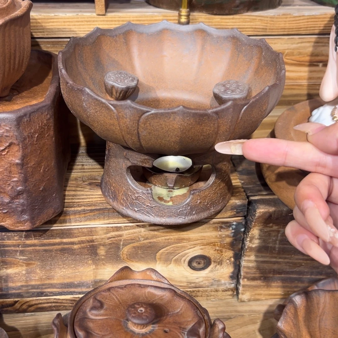 裸烧老岩泥原矿茶具