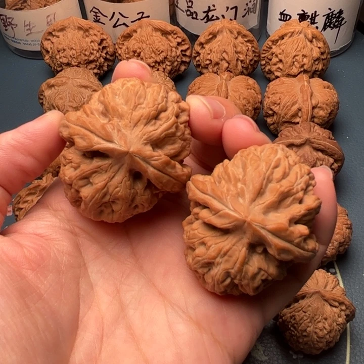 文玩核桃吊坠44红锦鲤全品