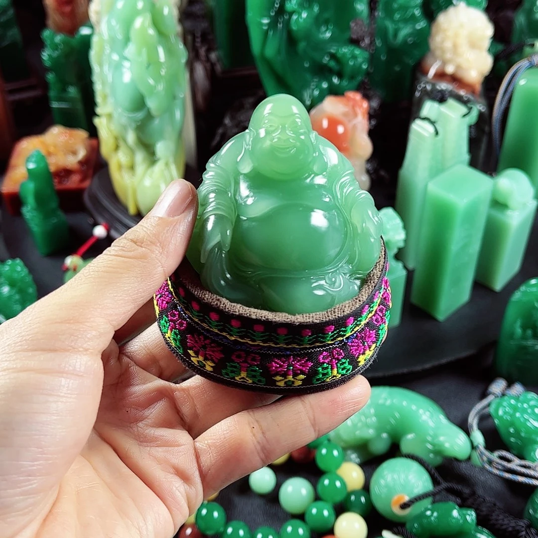 四川石叡**取名贵石材梅子青