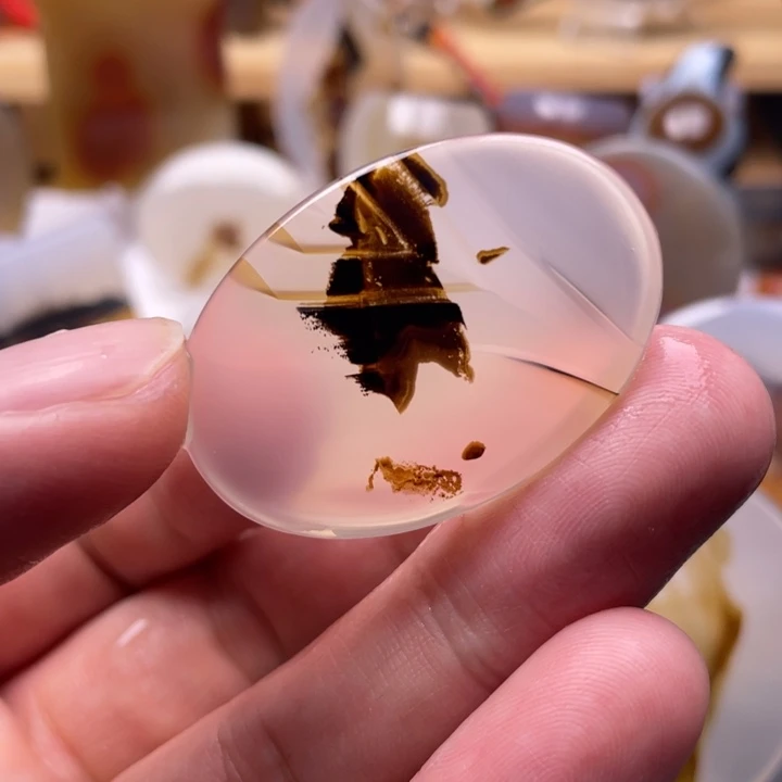 玛瑙/玉髓未镶嵌吊坠(不含链)