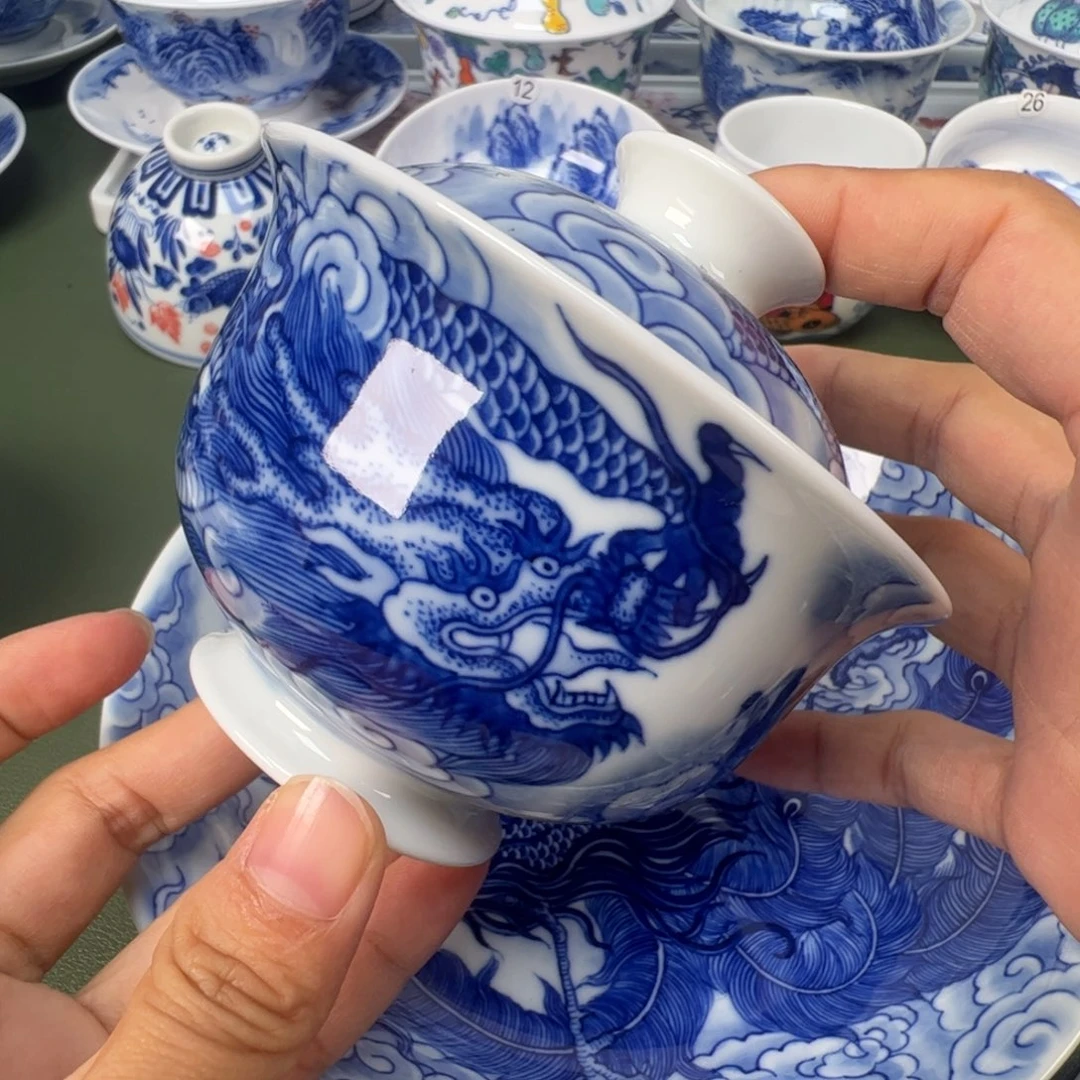 景德镇纯手工纯手绘茶具木木16