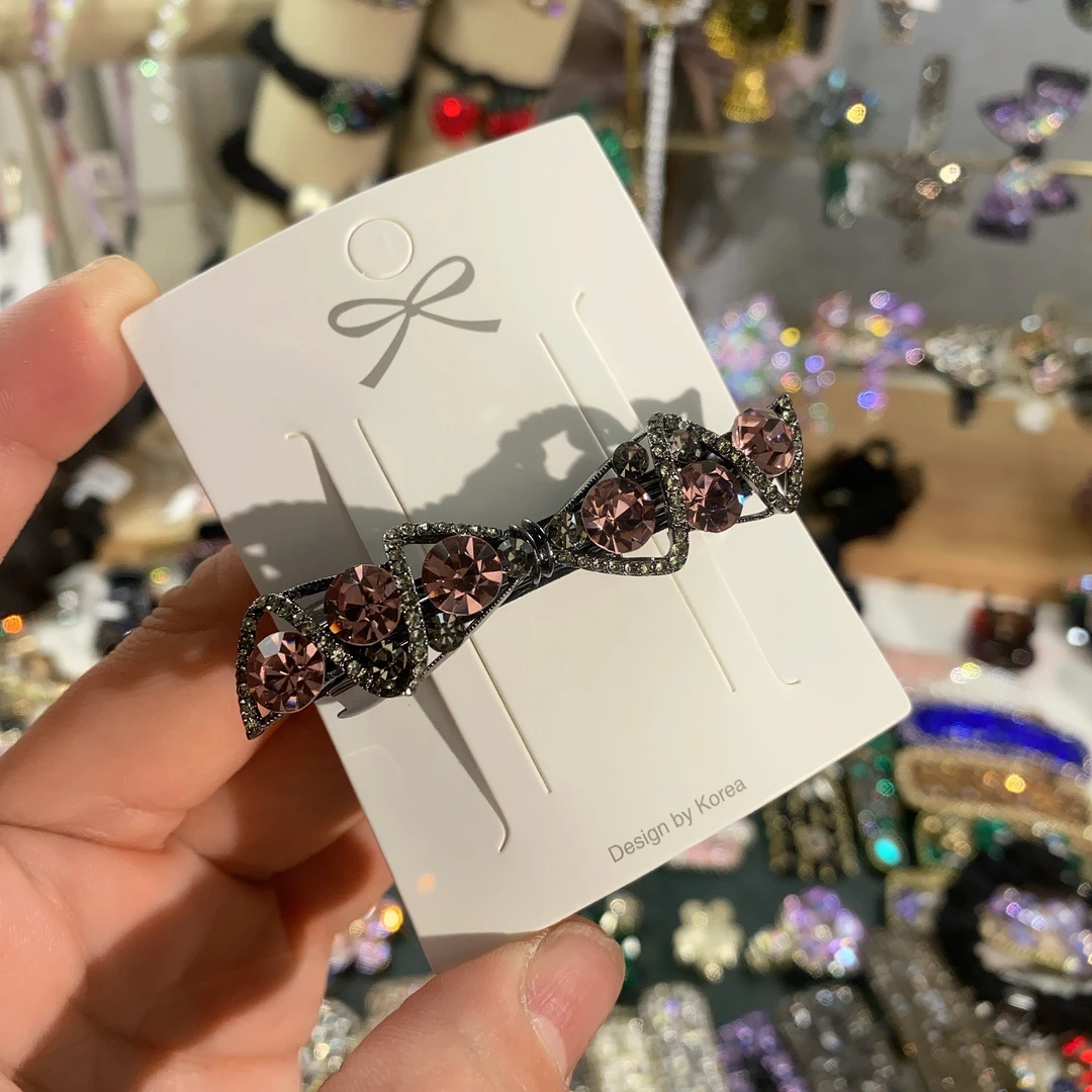 TH001-韩版-ins-百搭-波浪-弹簧夹-中号-半夹≈6cm