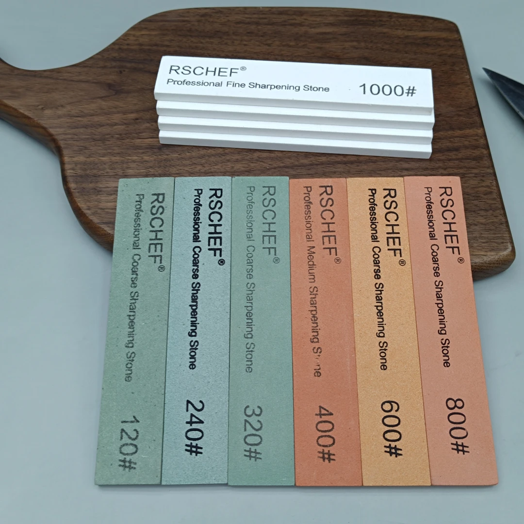 白刚玉定角磨刀器配件磨刀石跨境爆款油石金刚砂大号RS厨房用户外