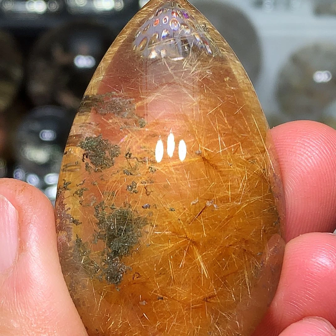 水晶珠宝半成品足金镶嵌定制款