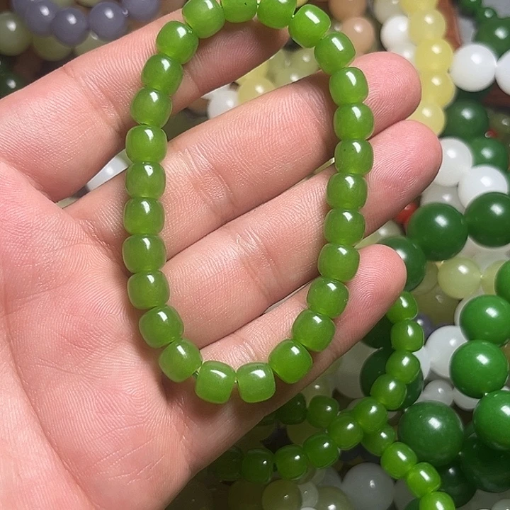 苹果绿老型8mmmm手链